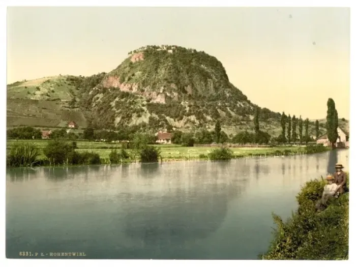 Framed Print : Hohentweil, general view, Baden, Germany Framed Print : Hohentweil, general view, Baden, Germany