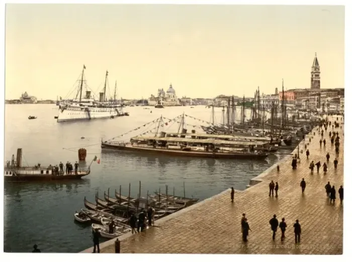 Framed Print : The Hohenzollern in Venice Harbor, Venice, Italy Framed Print : The Hohenzollern in Venice Harbor, Venice, Italy