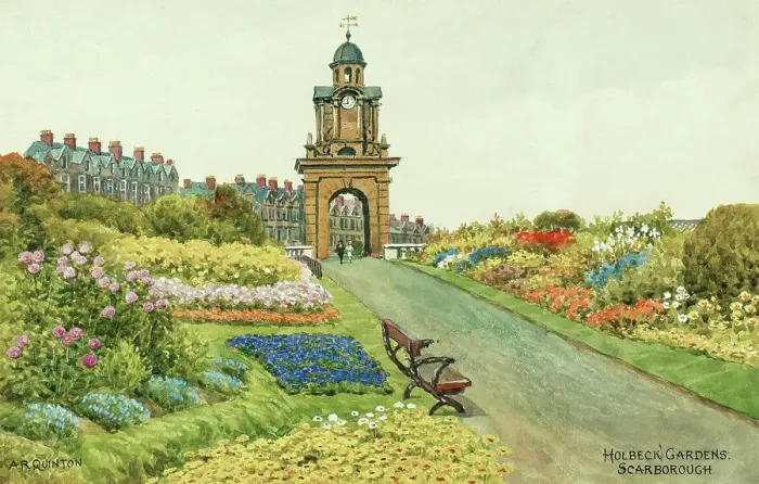 Framed Print : Holbeck Gardens, Scarborough, North Yorkshire Framed Print : Holbeck Gardens, Scarborough, North Yorkshire