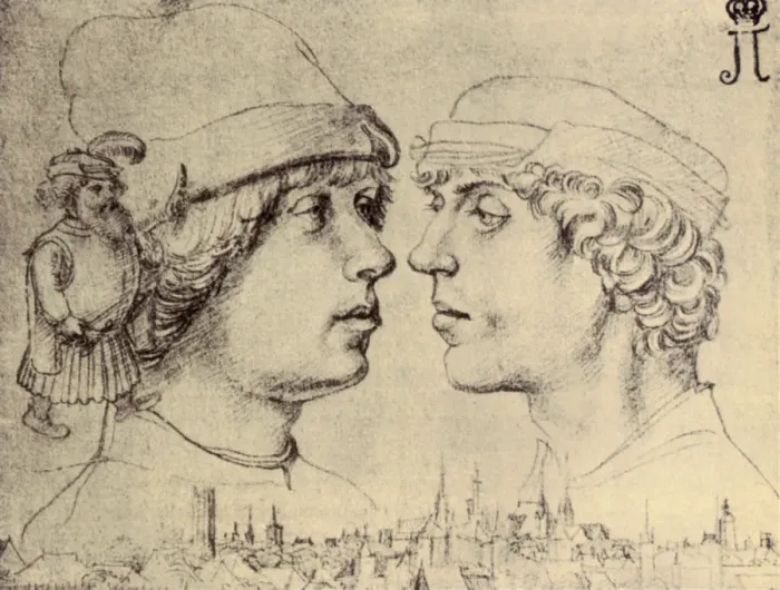 Framed Print : Holbeins Sons Date: 1514 Framed Print : Holbeins Sons Date: 1514