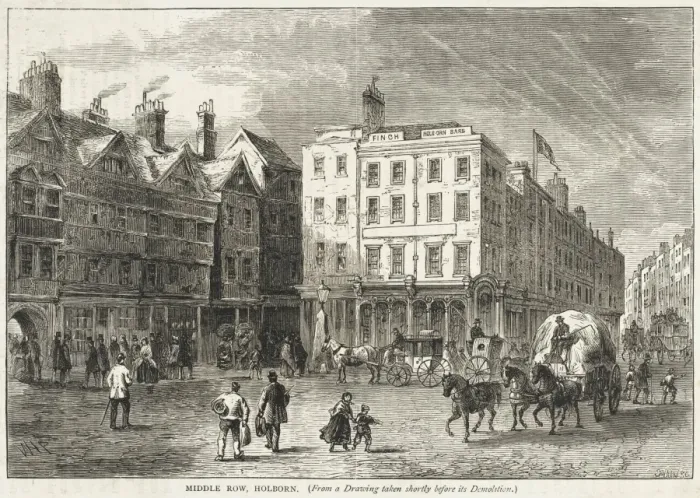 Framed Print : Holborn Middle Row Framed Print : Holborn Middle Row
