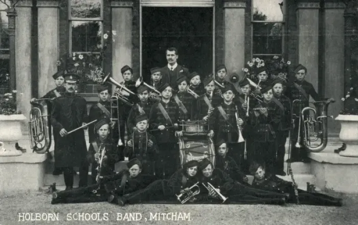 Framed Print : Holborn Schools Band, Mitcham, Surrey Framed Print : Holborn Schools Band, Mitcham, Surrey