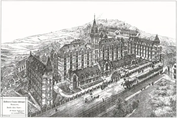 Framed Print : Holborn Union Infirmary, Highgate, North London Framed Print : Holborn Union Infirmary, Highgate, North London