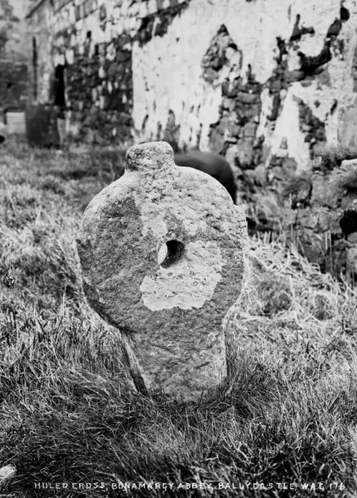 Framed Print : Holed Cross, Bonamargy Abbey, Ballycastle Framed Print : Holed Cross, Bonamargy Abbey, Ballycastle
