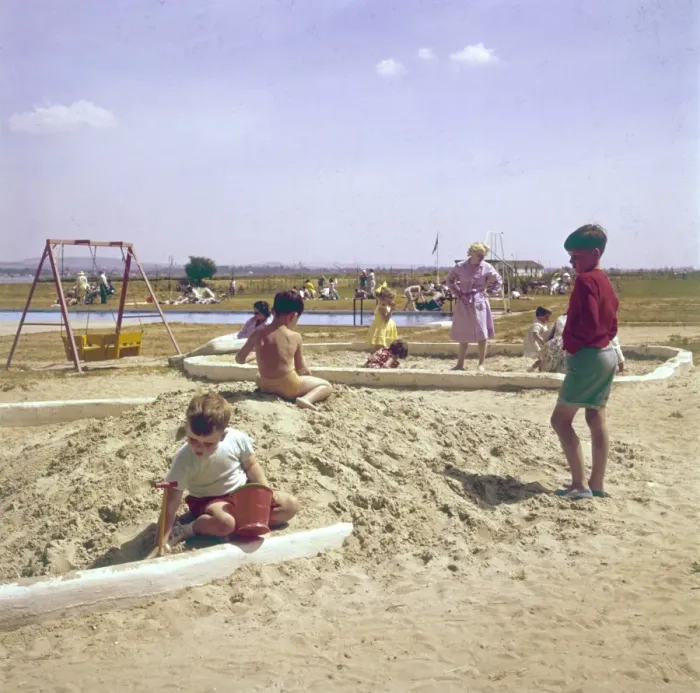 Framed Print : Holiday Camp Sands Framed Print : Holiday Camp Sands