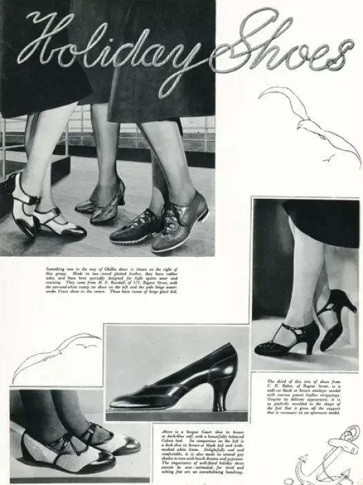 Framed Print : Holiday shoes 1933 Framed Print : Holiday shoes 1933