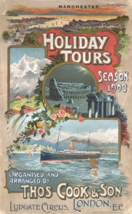 Framed Print : Holiday Tours Season 1902