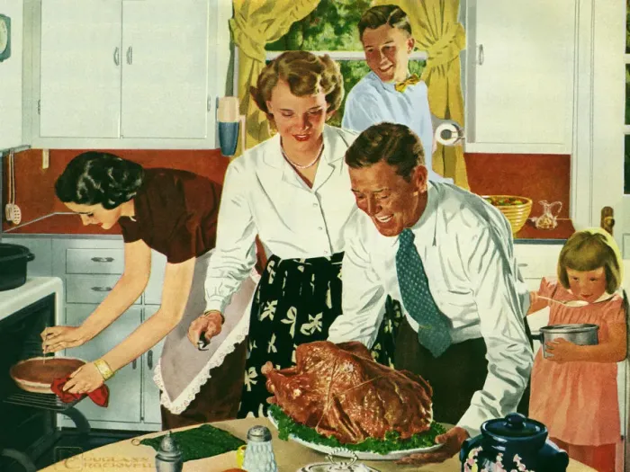 Framed Print : Holiday Turkey Date: 1952 Framed Print : Holiday Turkey Date: 1952