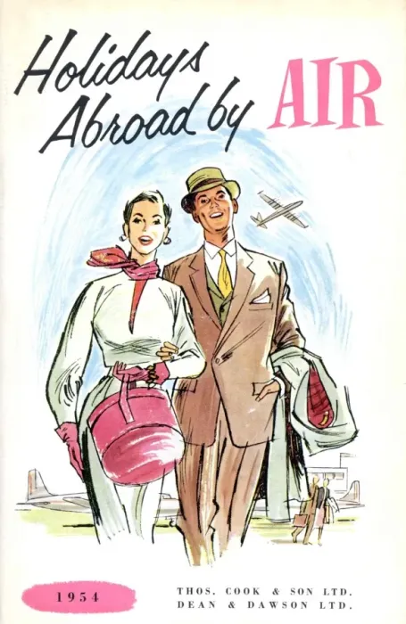 Framed Print : Holidays Abroad by Air, with Thomas Cook & Son Framed Print : Holidays Abroad by Air, with Thomas Cook & Son