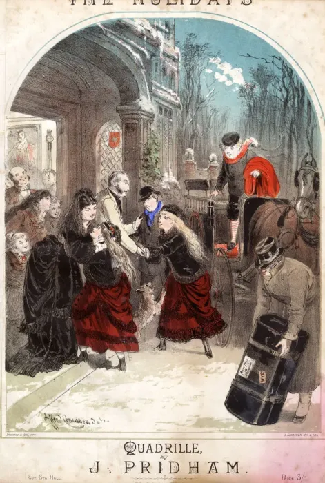 Framed Print : The Holidays Quadrille by J Pridham Framed Print : The Holidays Quadrille by J Pridham