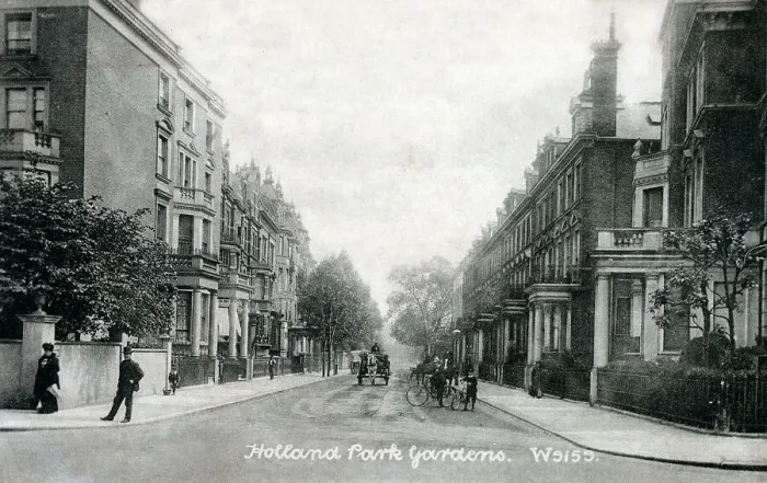 Framed Print : Holland Park Gardens, London Framed Print : Holland Park Gardens, London