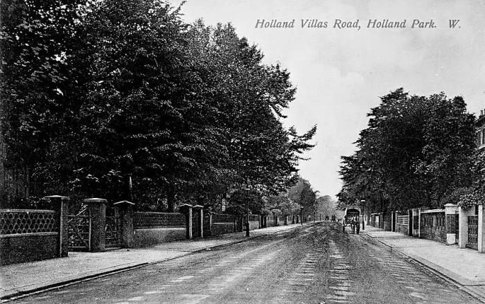 Framed Print : Holland Villas Road, Holland Park, West London Framed Print : Holland Villas Road, Holland Park, West London