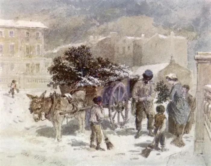 Framed Print : The Holly Cart Framed Print : The Holly Cart