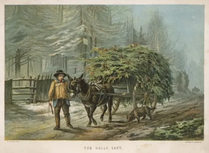Framed Print : Holly Cart [Duncan]