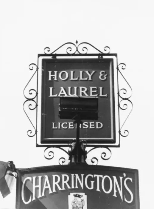 Framed Print : Holly and Laurel Sign Framed Print : Holly and Laurel Sign