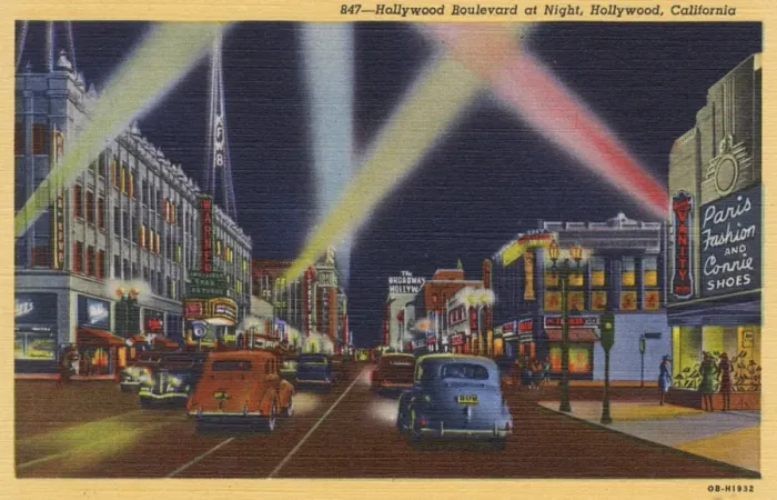 Framed Print : Hollywood Boulvevard - Hollywood, California, USA Framed Print : Hollywood Boulvevard - Hollywood, California, USA