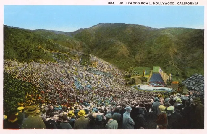 Framed Print : The Hollywood Bowl, Los Angeles, California, USA Framed Print : The Hollywood Bowl, Los Angeles, California, USA