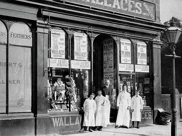 Holmfirth Wallace's Grocer early 1900s