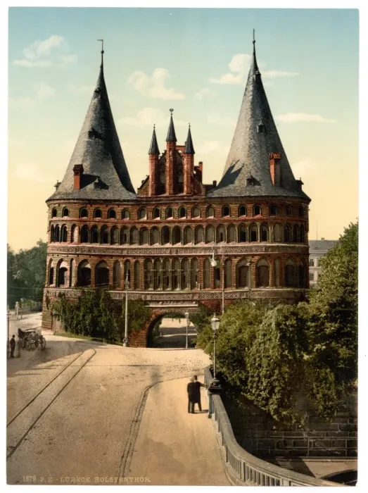 Framed Print : Holstengate, Lubeck, Germany Framed Print : Holstengate, Lubeck, Germany