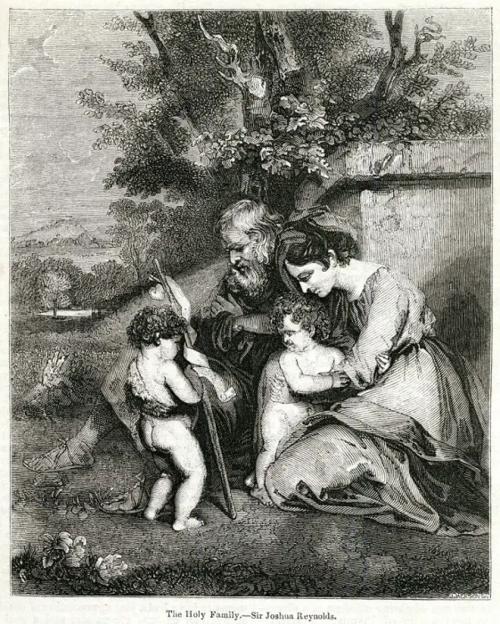 Framed Print : The Holy Family, by Sir Joshua Reynolds Framed Print : The Holy Family, by Sir Joshua Reynolds