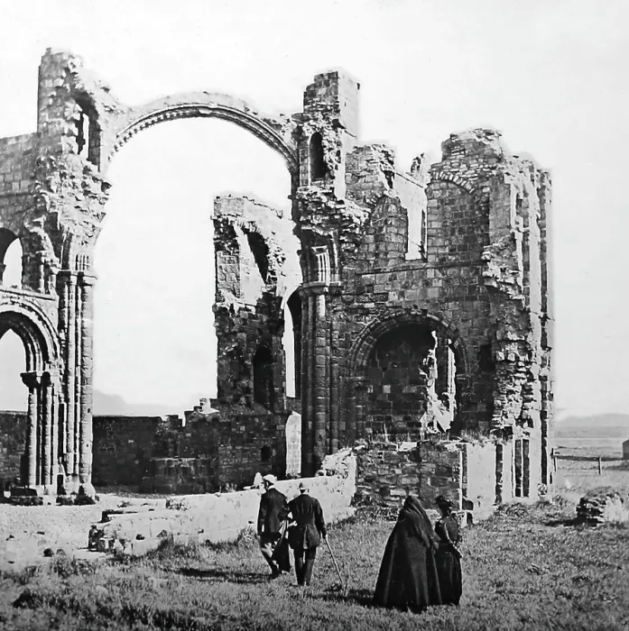 Framed Print : Holy Island, Victorian period Framed Print : Holy Island, Victorian period