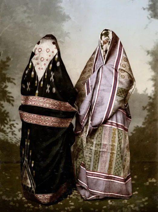 Framed Print : Holy Land, Palestine, modern Israel, two veiled women Framed Print : Holy Land, Palestine, modern Israel, two veiled women