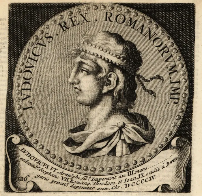 Framed Print : Holy Roman Emperor Louis the Child Framed Print : Holy Roman Emperor Louis the Child