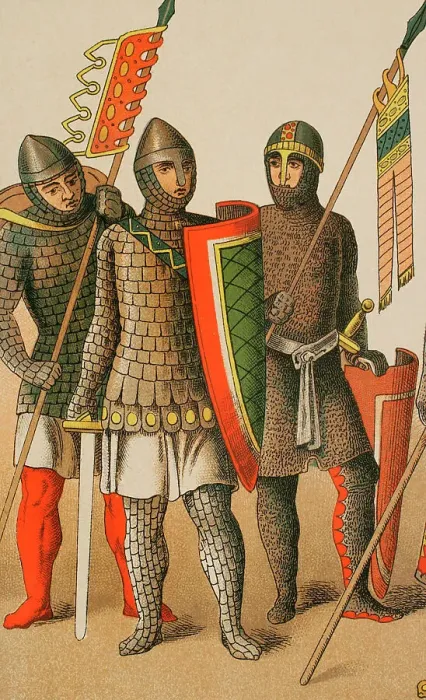 Framed Print : Holy Roman Empire, 1100. Warriors Framed Print : Holy Roman Empire, 1100. Warriors