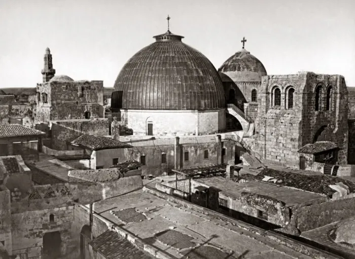 Framed Print : Holy Sepulchre, Jerusalem, circa 1880s (Bonfils studio) Framed Print : Holy Sepulchre, Jerusalem, circa 1880s (Bonfils studio)