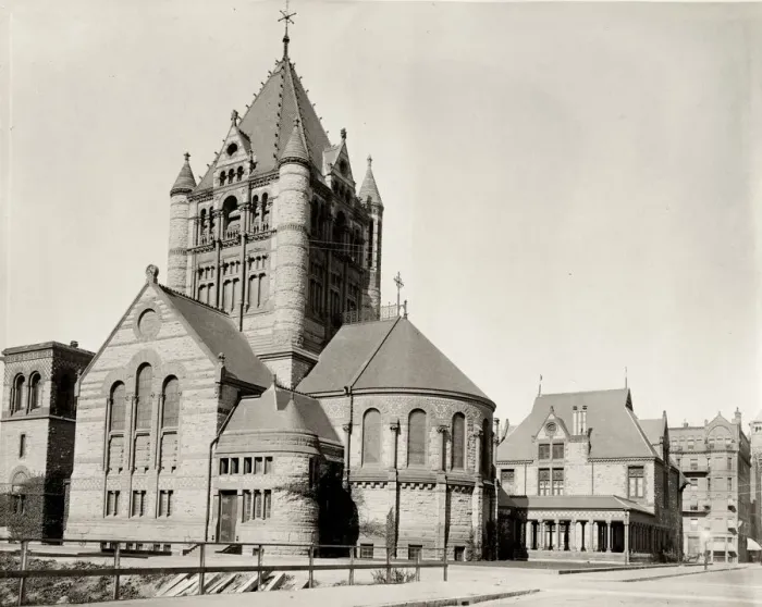 Framed Print : Holy Trinity Church, Back Bay area, Boston Massachusetts Framed Print : Holy Trinity Church, Back Bay area, Boston Massachusetts