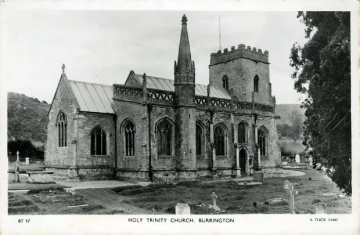 Framed Print : Holy Trinity Church, Burrington, England Framed Print : Holy Trinity Church, Burrington, England