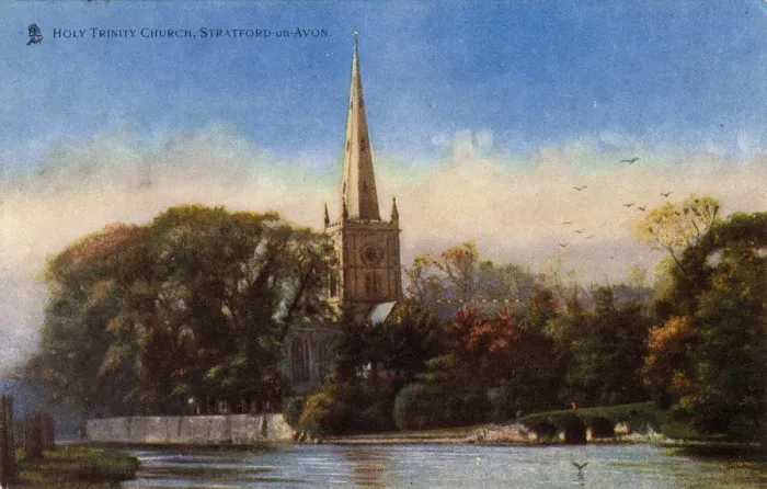 Framed Print : Holy Trinity Church, Stratford-on-Avon, Warwickshire Framed Print : Holy Trinity Church, Stratford-on-Avon, Warwickshire