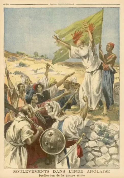 Framed Print : Holy War Preached / 1897 Framed Print : Holy War Preached / 1897