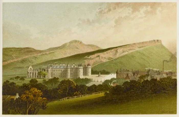 Framed Print : Holyrood - Distant Framed Print : Holyrood - Distant
