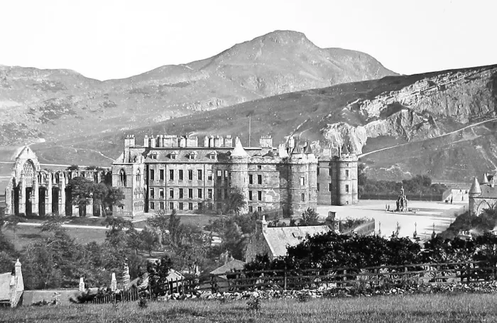 Framed Print : Holyrood Palace Edinburgh Scotland Victorian period Framed Print : Holyrood Palace Edinburgh Scotland Victorian period