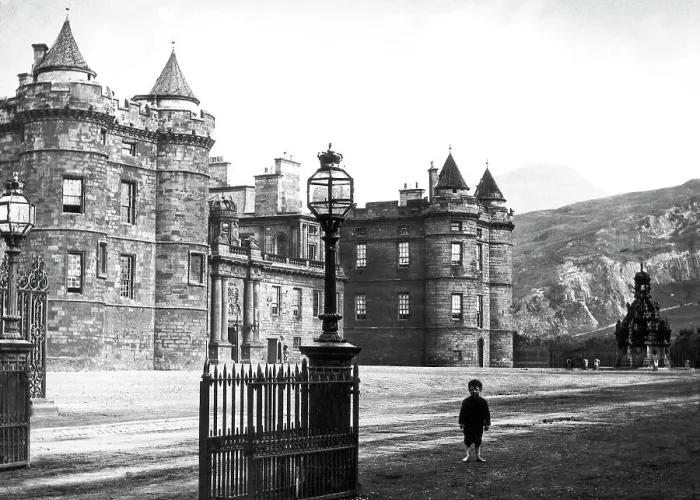 Framed Print : Holyrood Palace Edinburgh Victorian period Framed Print : Holyrood Palace Edinburgh Victorian period
