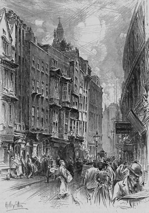 Framed Print : Holywell Street Framed Print : Holywell Street