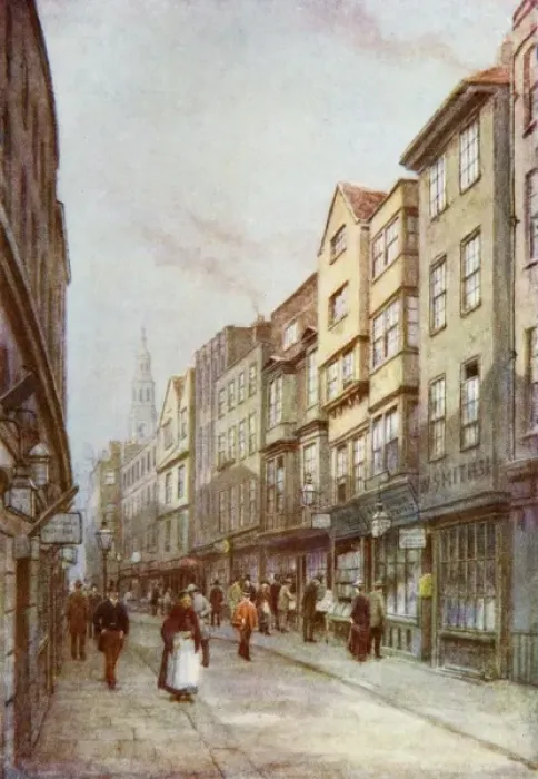 Framed Print : Holywell Street / Strand Framed Print : Holywell Street / Strand