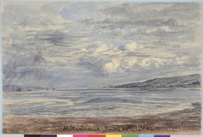 Framed Print : Holywood (1850). Moore, James 1819 - 1883. Date: 1850 Framed Print : Holywood (1850). Moore, James 1819 - 1883. Date: 1850