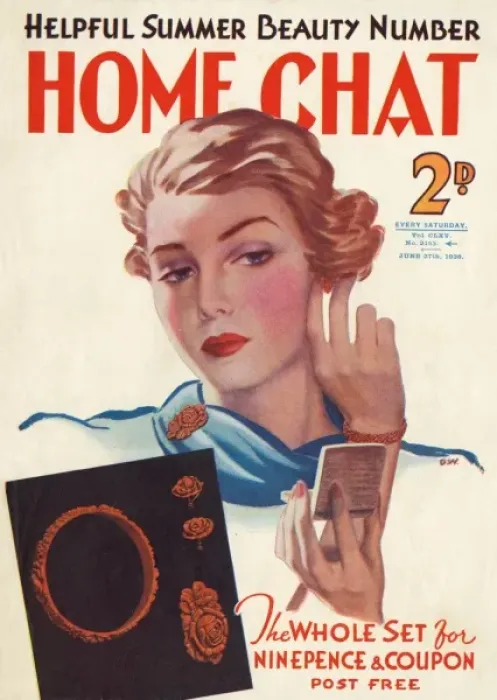 Framed Print : Home Chat magazine cover Framed Print : Home Chat magazine cover