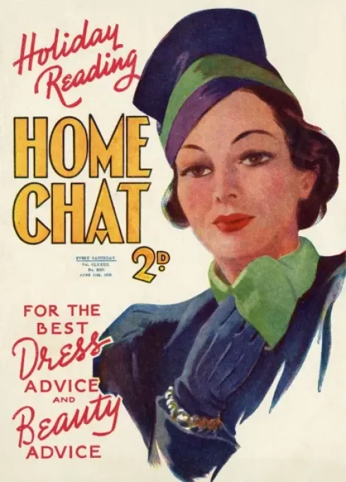 Framed Print : Home Chat magazine cover Framed Print : Home Chat magazine cover