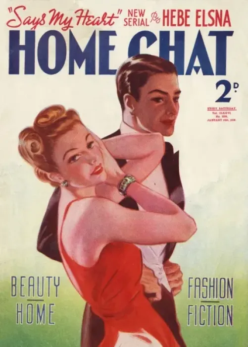 Framed Print : Home Chat magazine cover by David Wright Framed Print : Home Chat magazine cover by David Wright