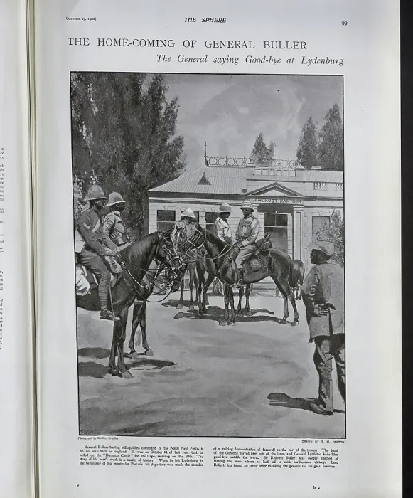 Framed Print : Home-coming of general Buller Framed Print : Home-coming of general Buller