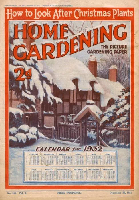 Framed Print : Home Gardening magazine, December 1931 Framed Print : Home Gardening magazine, December 1931