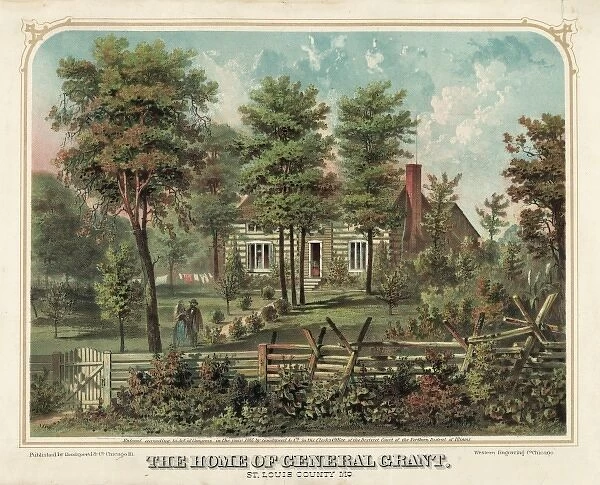 The home of General Grant, St. Louis County, Mo
