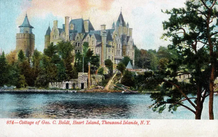 Framed Print : Home of Geo. C. Boldt, Heart Island, Thousand Islands, NY Framed Print : Home of Geo. C. Boldt, Heart Island, Thousand Islands, NY