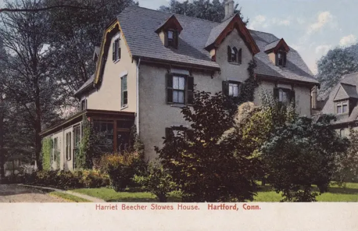 Framed Print : Home of Harriet Beecher Stowe, Hartford, Connecticut, USA Framed Print : Home of Harriet Beecher Stowe, Hartford, Connecticut, USA