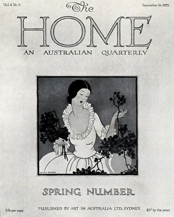 Framed Print : The Home Magazine Cover Advertisement Framed Print : The Home Magazine Cover Advertisement