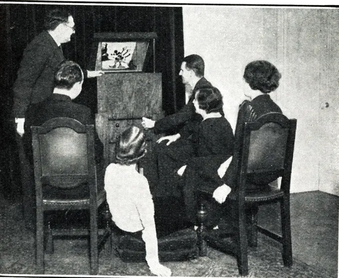 Framed Print : Home receiver for television, giving a black and white picture 12 inches by 9 inches Framed Print : Home receiver for television, giving a black and white picture 12 inches by 9 inches