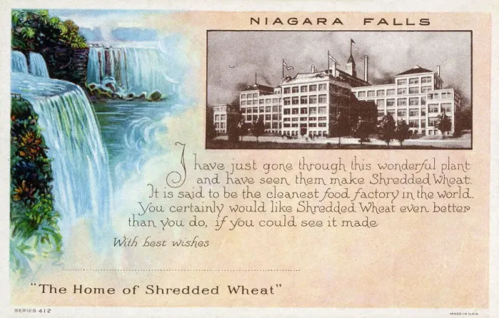 Framed Print : The Home of Shredded Wheat - Niagara Falls Framed Print : The Home of Shredded Wheat - Niagara Falls